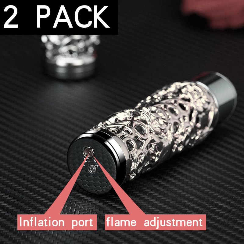 Pack 2 Encendedores Recargables de Butano con Llama Ajustable miniatura 6