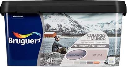 Bruguer World Colors Scandinavia Soft Grey Single Layer Wall Paint 4L