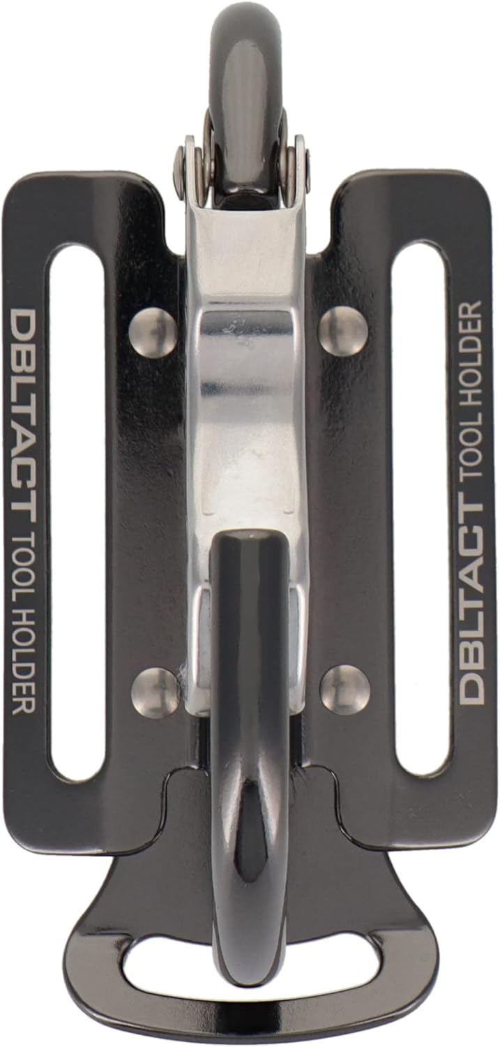 Sankyo Corporation DBLTACT DT-ABM-G Lightweight Movable Aluminum Tool Hook, Curved Gate x Claw Included, Gun Metal
