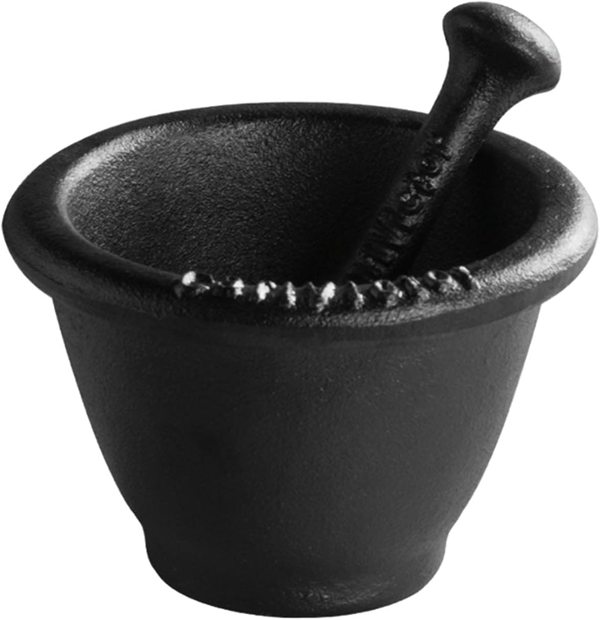 Iron Set Slip Resistant Bottom Heavy Duty Polished Cast Iron Herb Grinder Spice Grinder