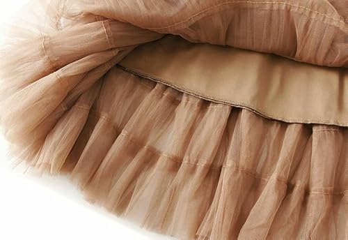 JMSUN Fada de Cintura A Fada de Cintura Média Saia em Tule Saia em Tule para Mulheres Floral de Cint