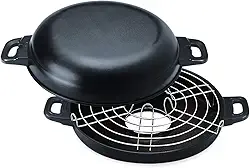 Churrasqueira 30 Com Solapa Alumínio Fortaleza Preto