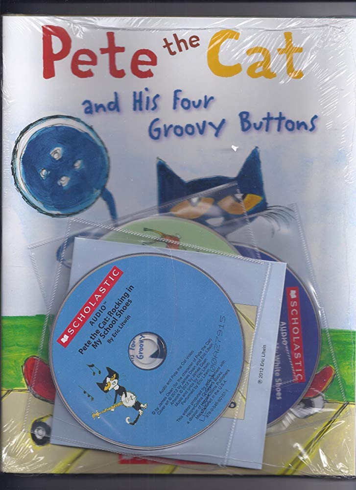 Buy 4 Pete the Cat Books and 4 CDs Pack (Books and audio CDs) Pete