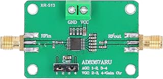 AGC IF Amplifier 45dB Gain IF Amplifier 28mA Automatic Gain Control 0.1 to 500MHz Intermediate Frequency Amplifier for Receiver