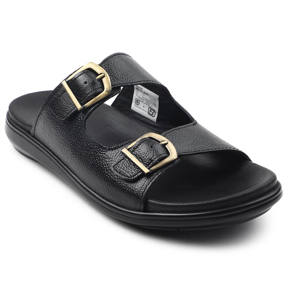 Healers MDL 11E Casual Flat Sandal For Men With PVC Sole | Stylish and Comfortable | Durable Summer Footwear for Outdoor Indoor | Lightweight Cushioned Footbed-image-12