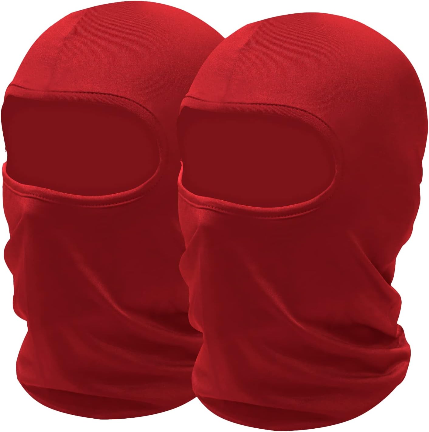 SHEVERCH 2 Pack Red Ski Mask Sun Protection Lightweight