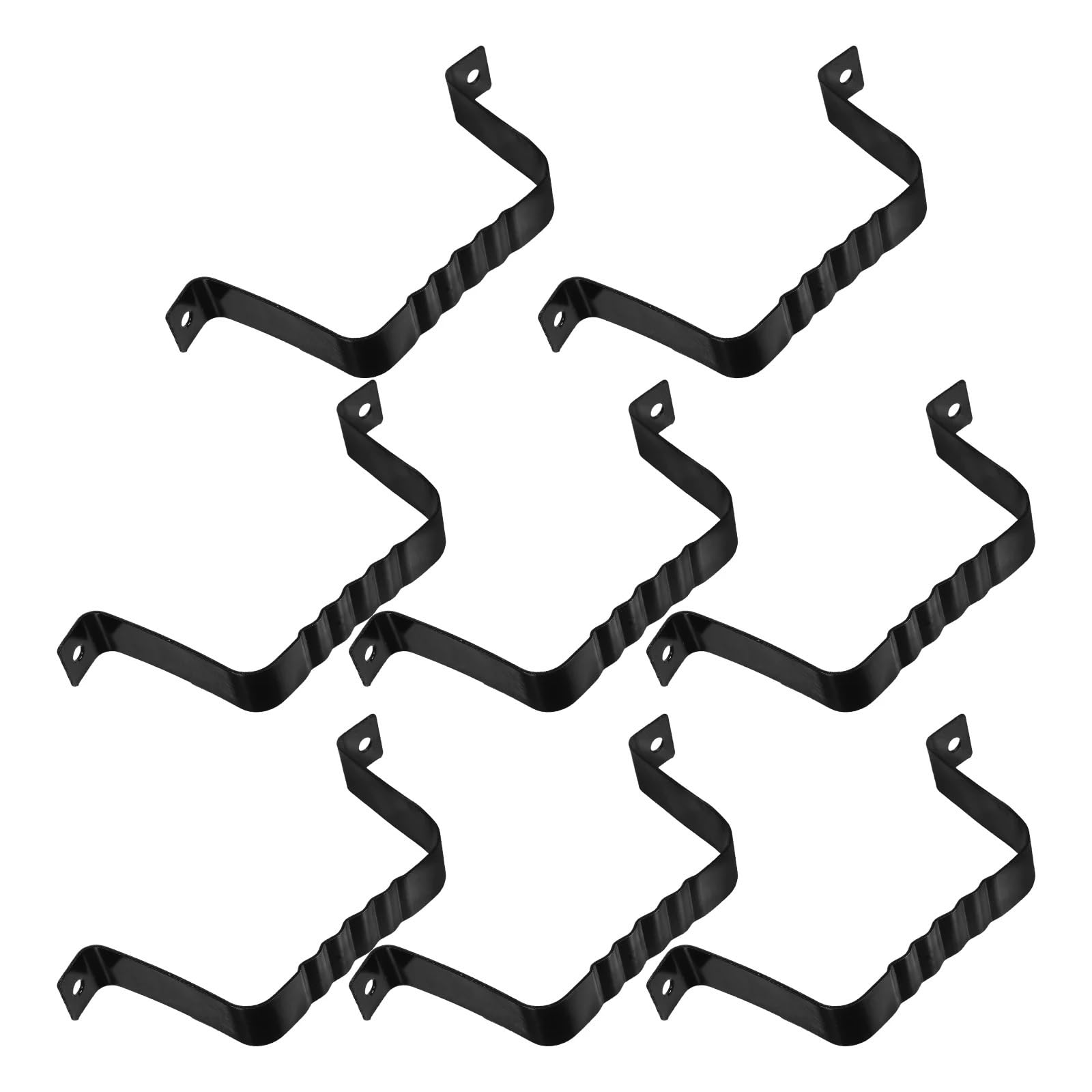 Gutter Hinge 8pcs 100x80 Rainwater Pipe Clips Downspout Adapter Straps Gutter Brackets