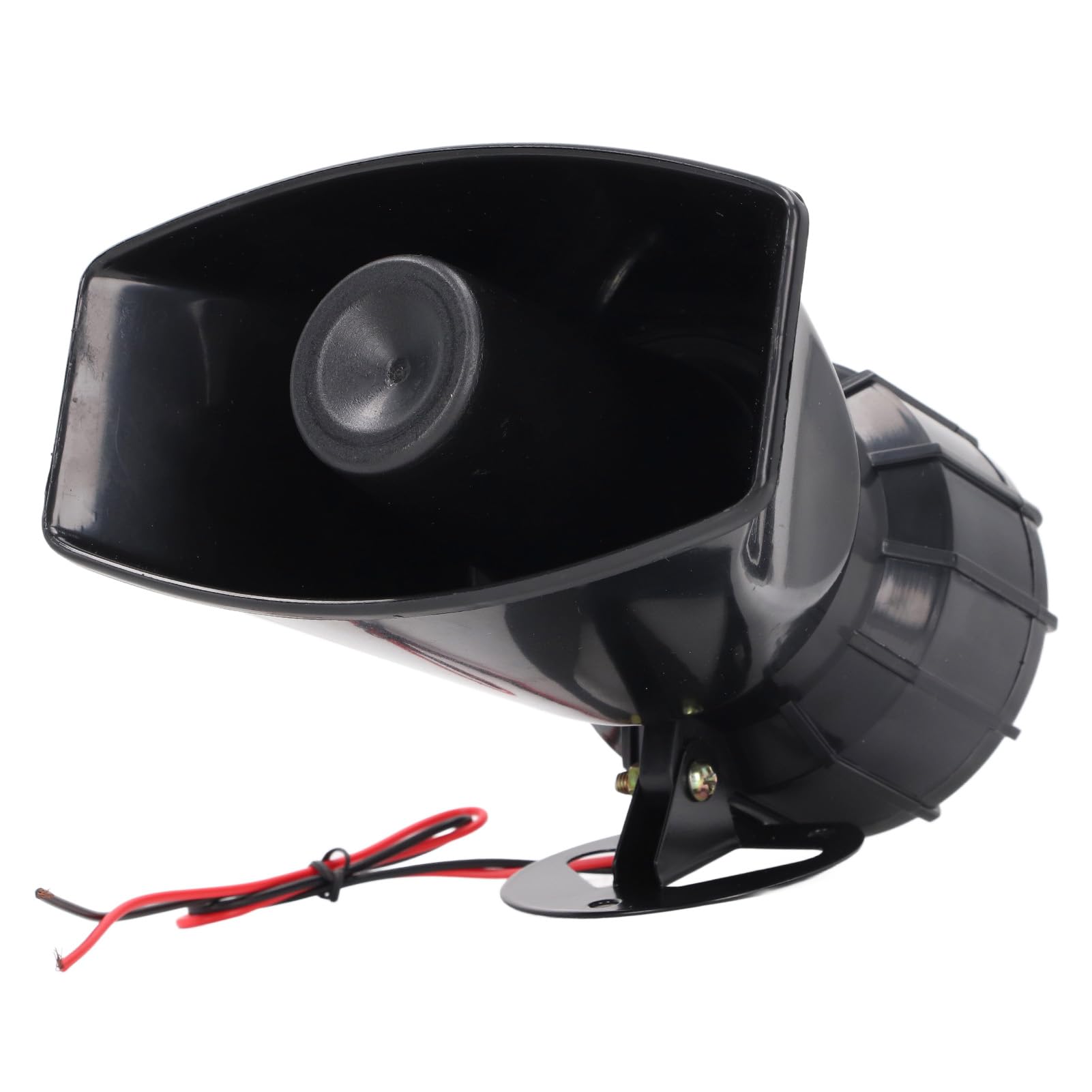 XHTLLO 130DB Siren Speaker 60W High Power Alarm Horn for Security System, Indoor Outdoor Warning Device with Clear Sound, Ideal for Supermarkets, Construction Sites[DC24V]