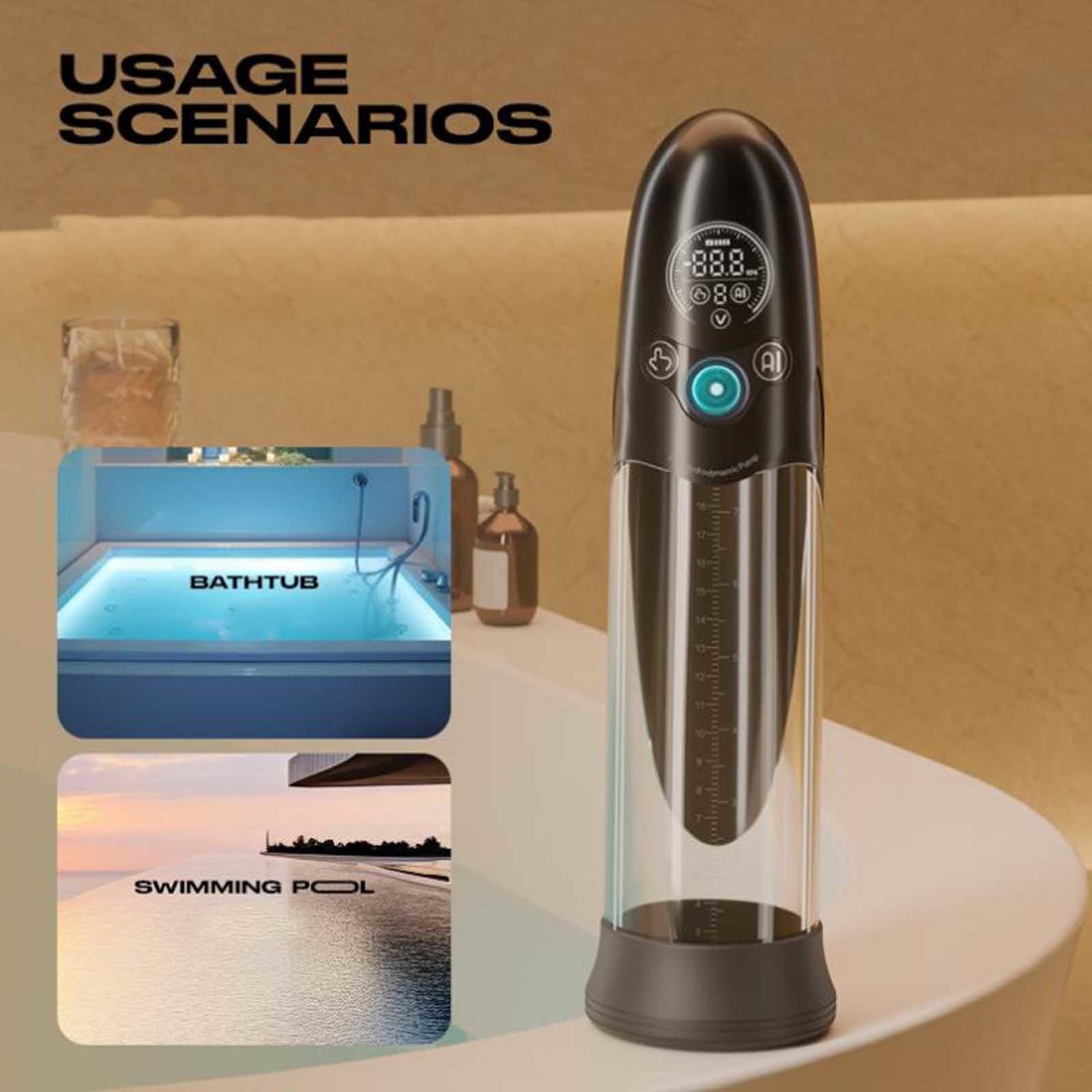 Pompe À Sexes Pour Homme Electrique Pompe a Penisse a Vide Electrique,A
