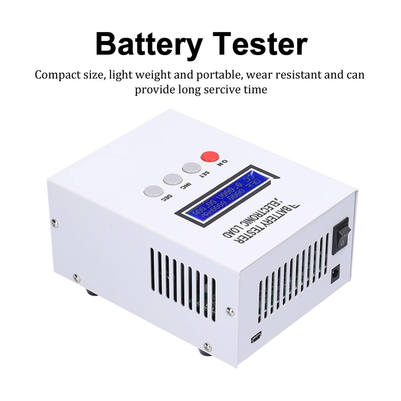 Batterietester, EBC-A20 Batterietester 85 W Lithium-Blei-Säure-Batteriekapazitätstester 5 A Aufladen 20 A Entladen Unterstützt Softwaresteuerung