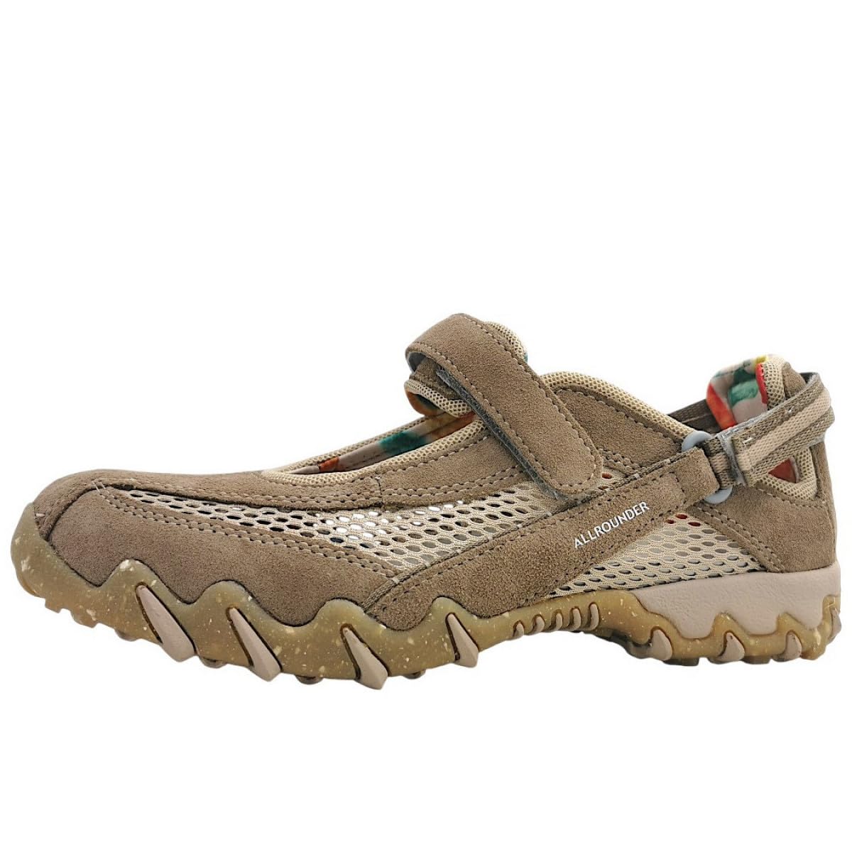 Allrounder by Mephisto NIRO Tabacco/agnello (marrone chiaro) - Scarpe da donna comode ballerina/slipper, marrone, pelle/tessuto (mesh)