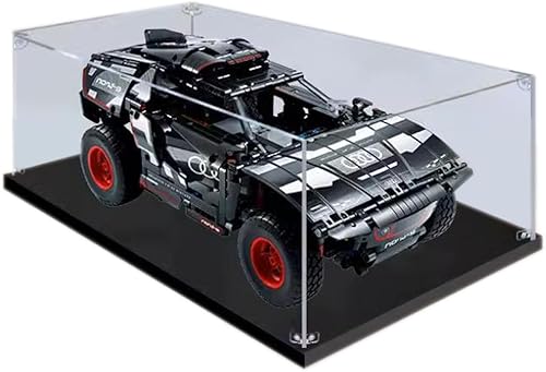 Miniatura 10 de Vitrina acrílica para Lego Car RS Q e-tron 42160 - Escaparate, protege y decora tu modelo con almacenamiento a prueba de polvo, coleccionables