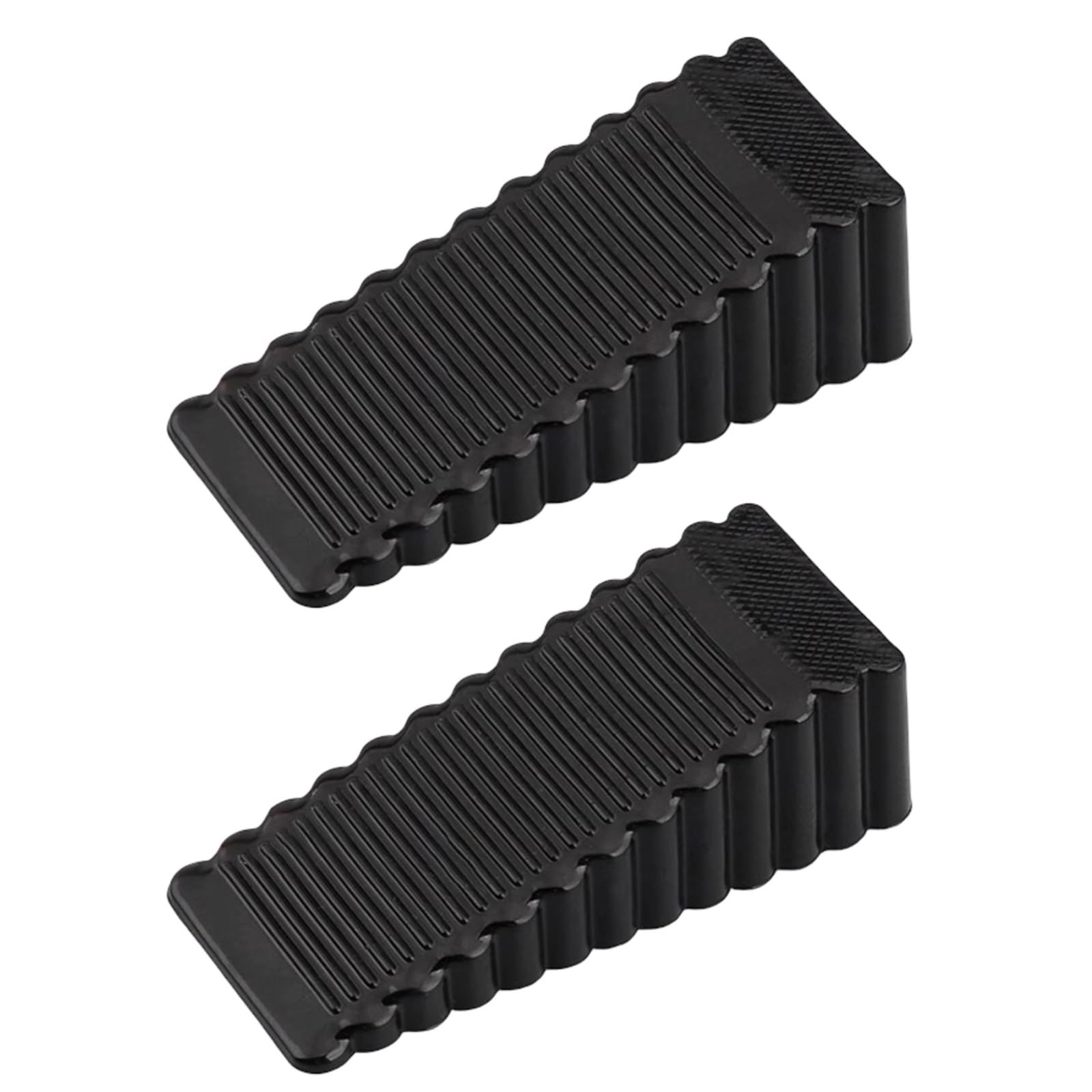 Fromceo Black 2Pcs Silicone Door Stop Stoppers Block Stops Home Rear Retainer