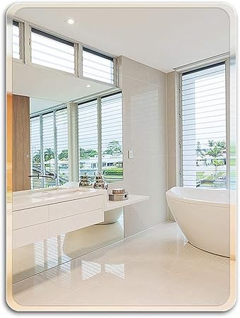 Bathroom Mirror Specchio Da Bagno Grande Quadrato Semplice Specchio Da Parete Smussato Senza Cornice Spessore Sostenuto In Argento 5mm Specchio Da Barba Specchio Ingranditore Specchio Per Il Trucco Amazon It Casa E Specchio Grande Per Bagno