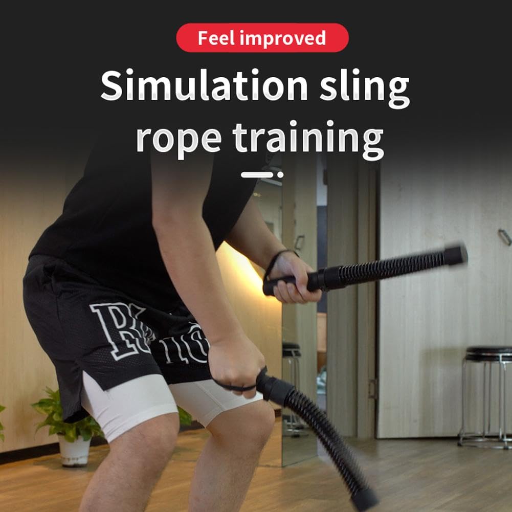 Verticale Afsluitingsopname Van Een Dikke Touw Voor Training Rond Een