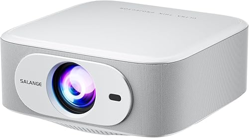 Miniatura 9 de Proyector nativo 1080P 4K, 600 lúmenes ANSI, WiFi y Bluetooth, aplicaciones integradas, enfoque eléctrico y Keystone automático, mini proyector