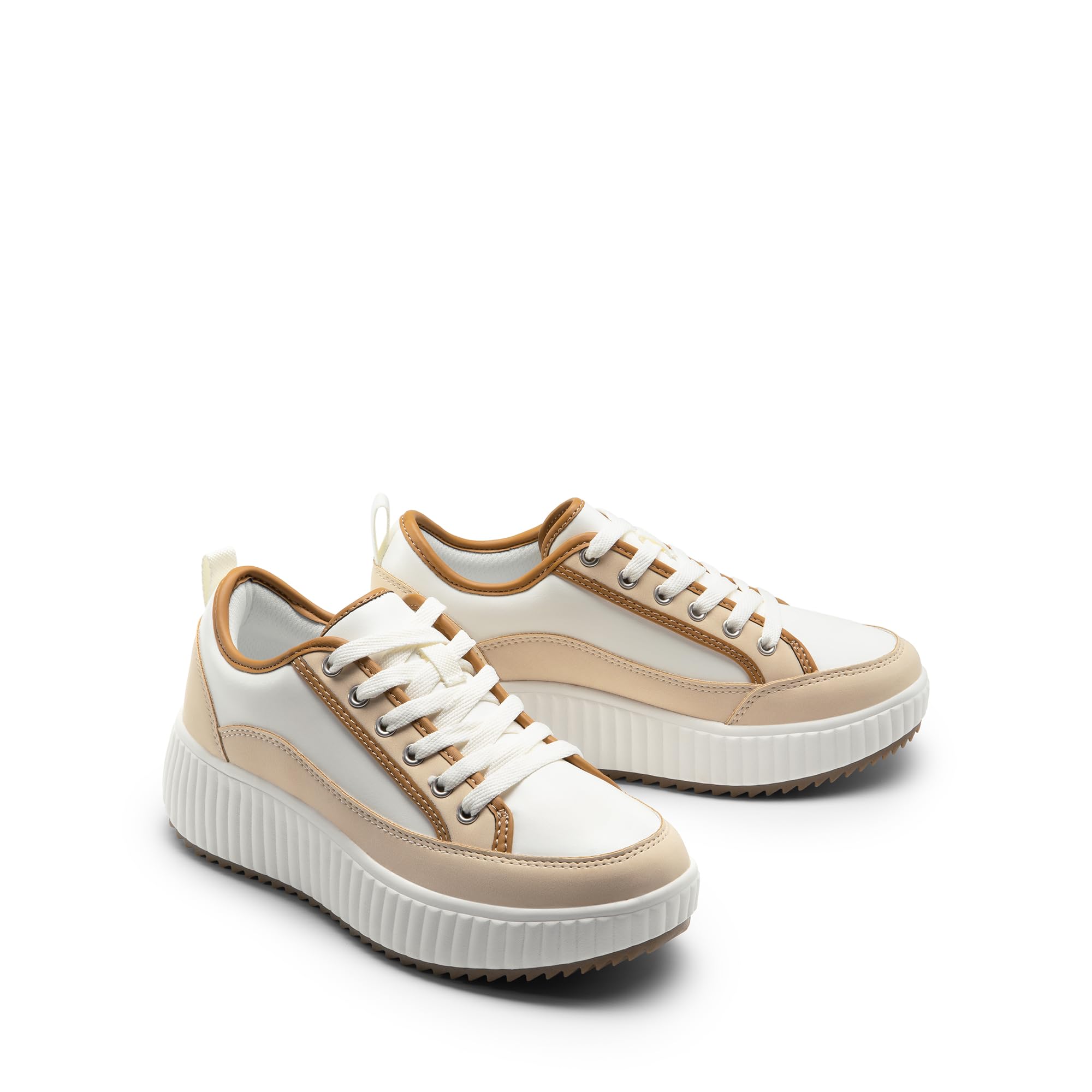 DREAM PAIRS Tenis gruesos de plataforma para mujer, cómodos, informales, modernos