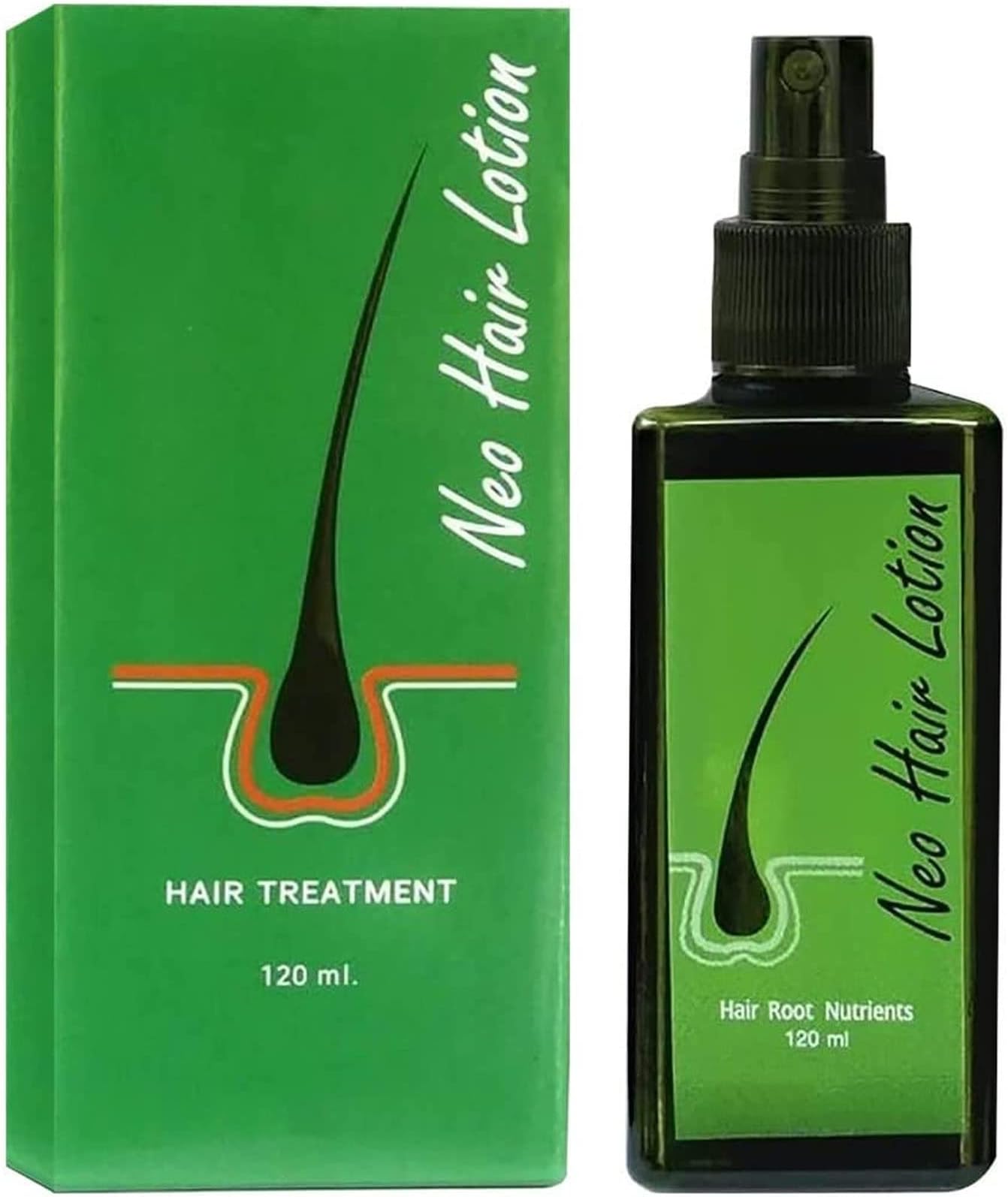 Huien Hair Growth Serum for Men and Women, 120ml Hair Regrowth Lotion Hair Growth Care, DHT Blocker for Men and Women, Hair Growth Treatment, Anti Hair Loss