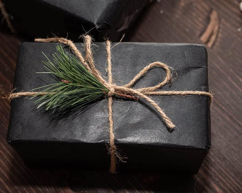 Miniatura 8 de Cuerda de yute trenzada  SGT Knots  Cuerdas gruesas de yute de 3 cabos, de alta resistencia  Fibras de yute totalmente naturales  Para manualidades