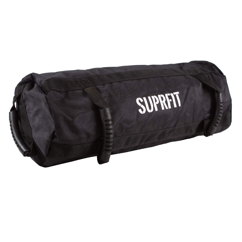 Suprfit Sandbag – Functional Training Bag Mit 7 Gewichtsbeuteln Bis 35 Kg, Nylon, Mehrere Griffe