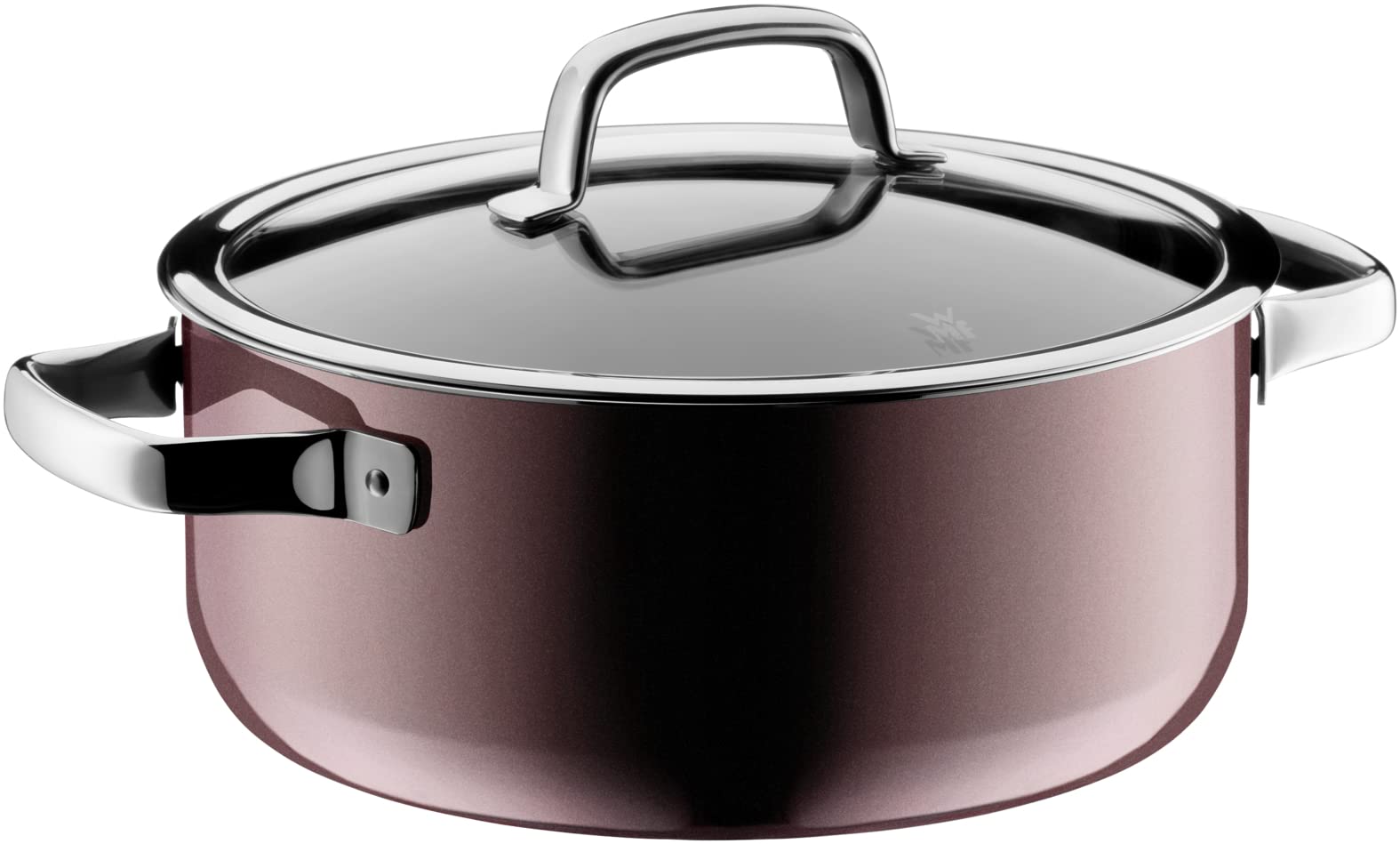 WMF Fusiontec Mineral Cooking Pot Large 24 cm Glass Lid Stewing