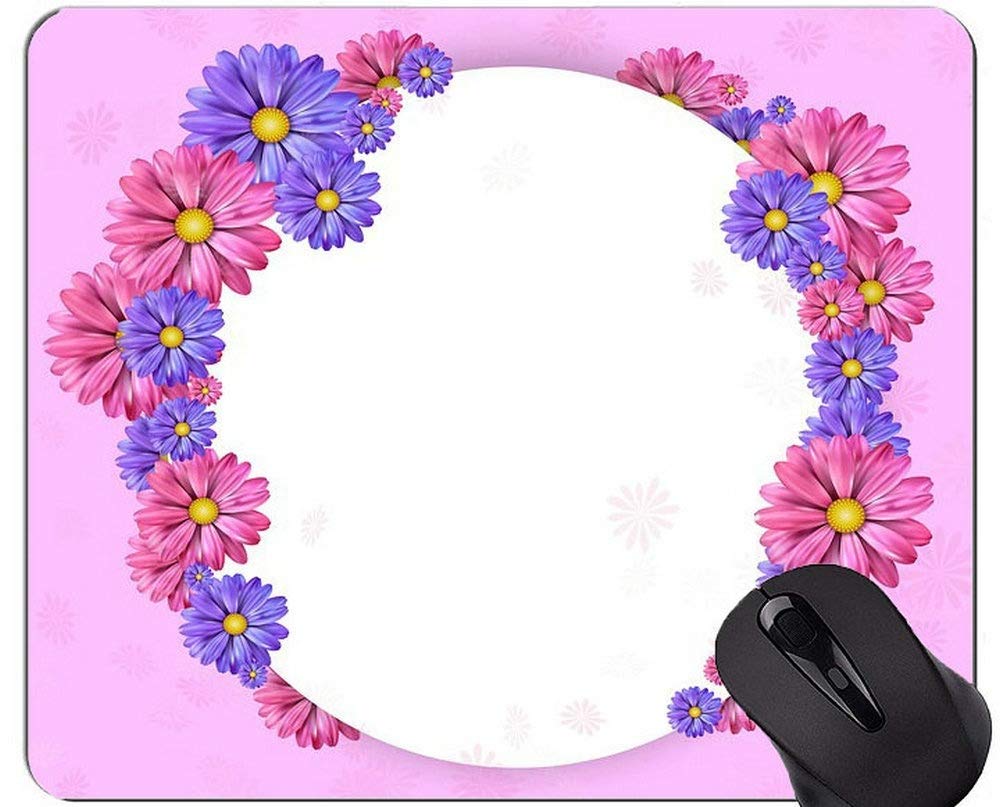 Amazon.co.jp: 滑り止めラバーゲーミングマウスパッド、額縁テーマ滑り