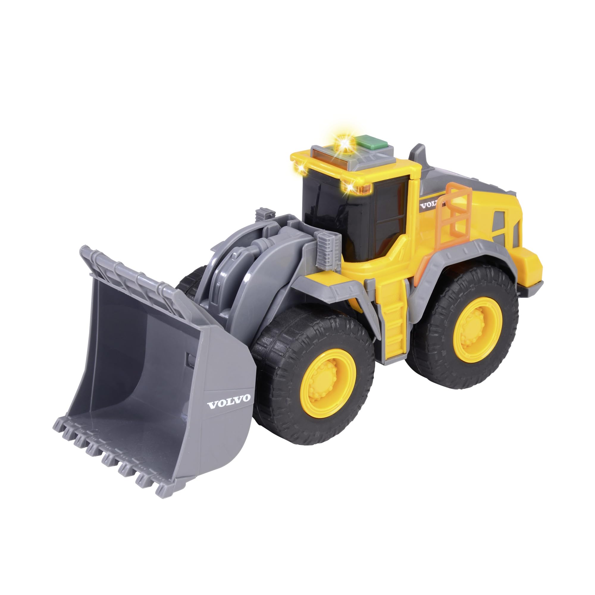 Dickie Toys Volvo Radlader – 23 cm mit Licht, Sound und Volvo-Lizenz