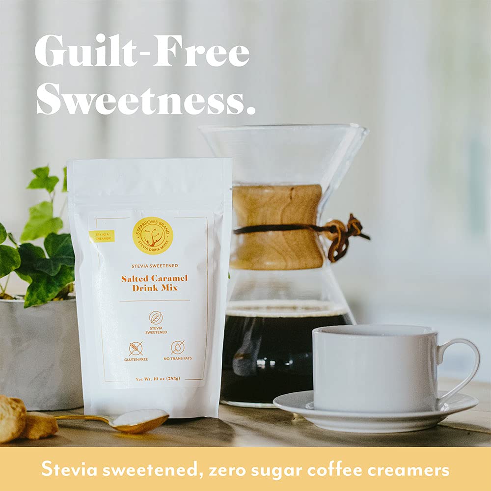 Buy 5 SPARROWS SugarFree Salted Caramel Powder Drink Mix Stevia