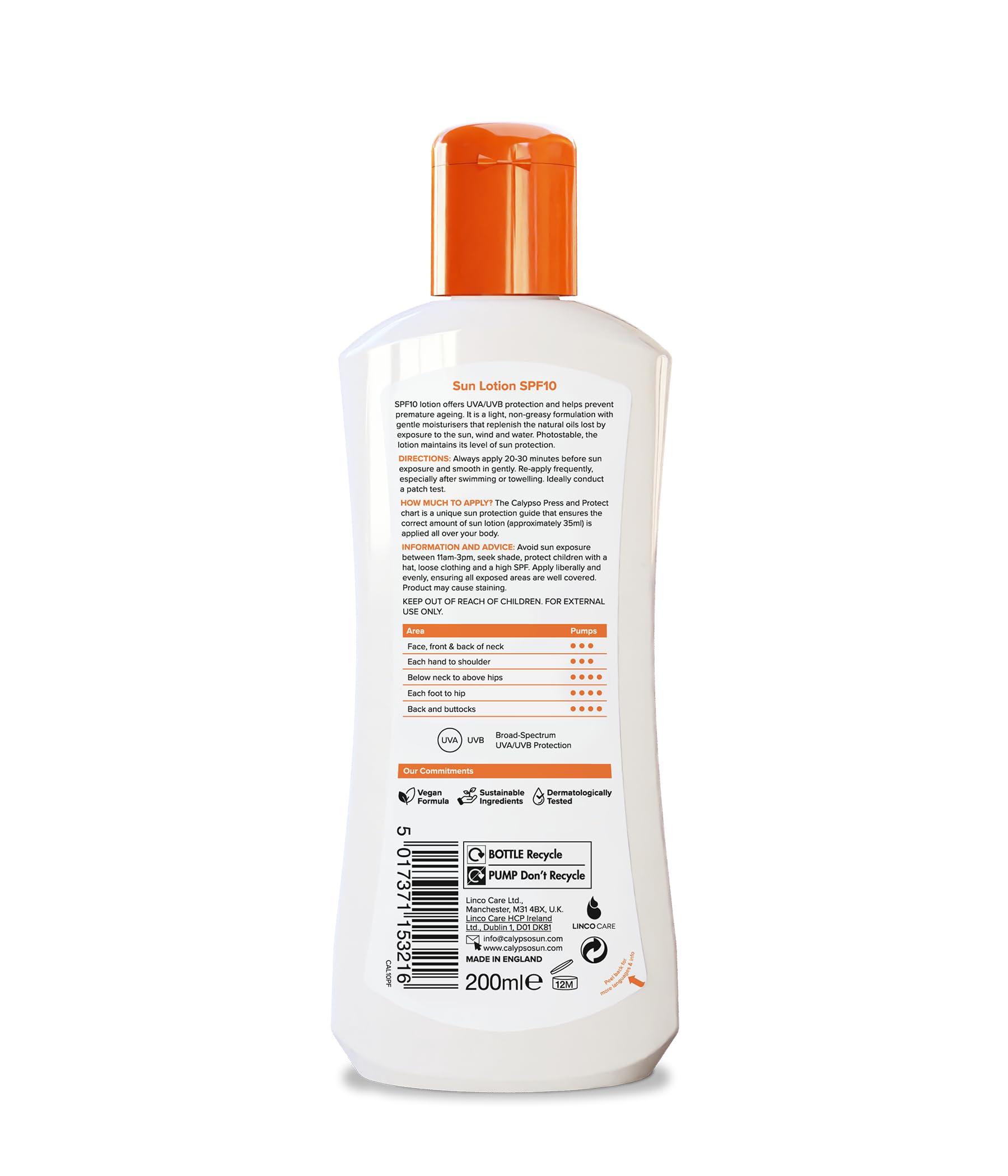 Calypso Sun Lotion - SPF10, 200 ml (Pack of 1) - Image 4