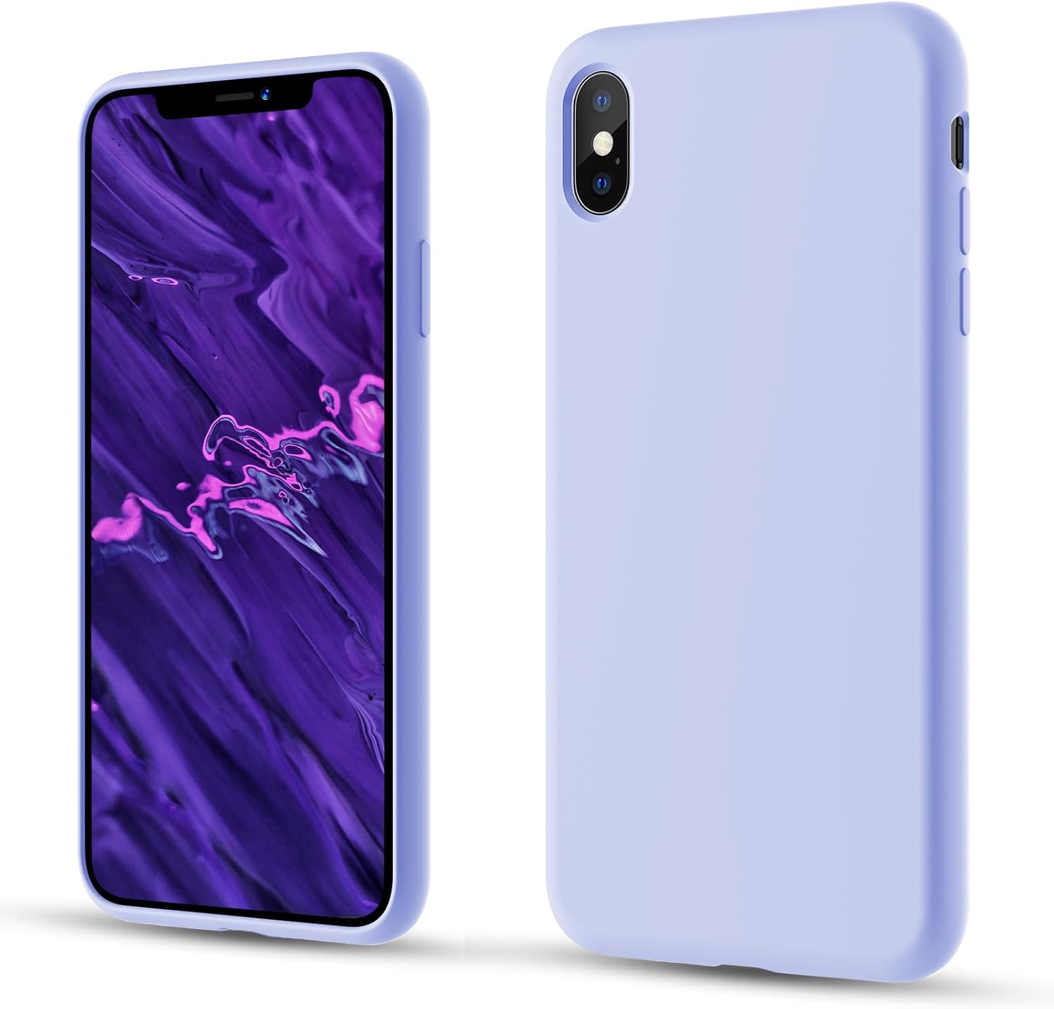 CALOOP Slim-Fit Hülle Für IPhone 15 Pro Max – Flüssigsilikon Mit Hartem Rahmen & Mikrofaserfutter