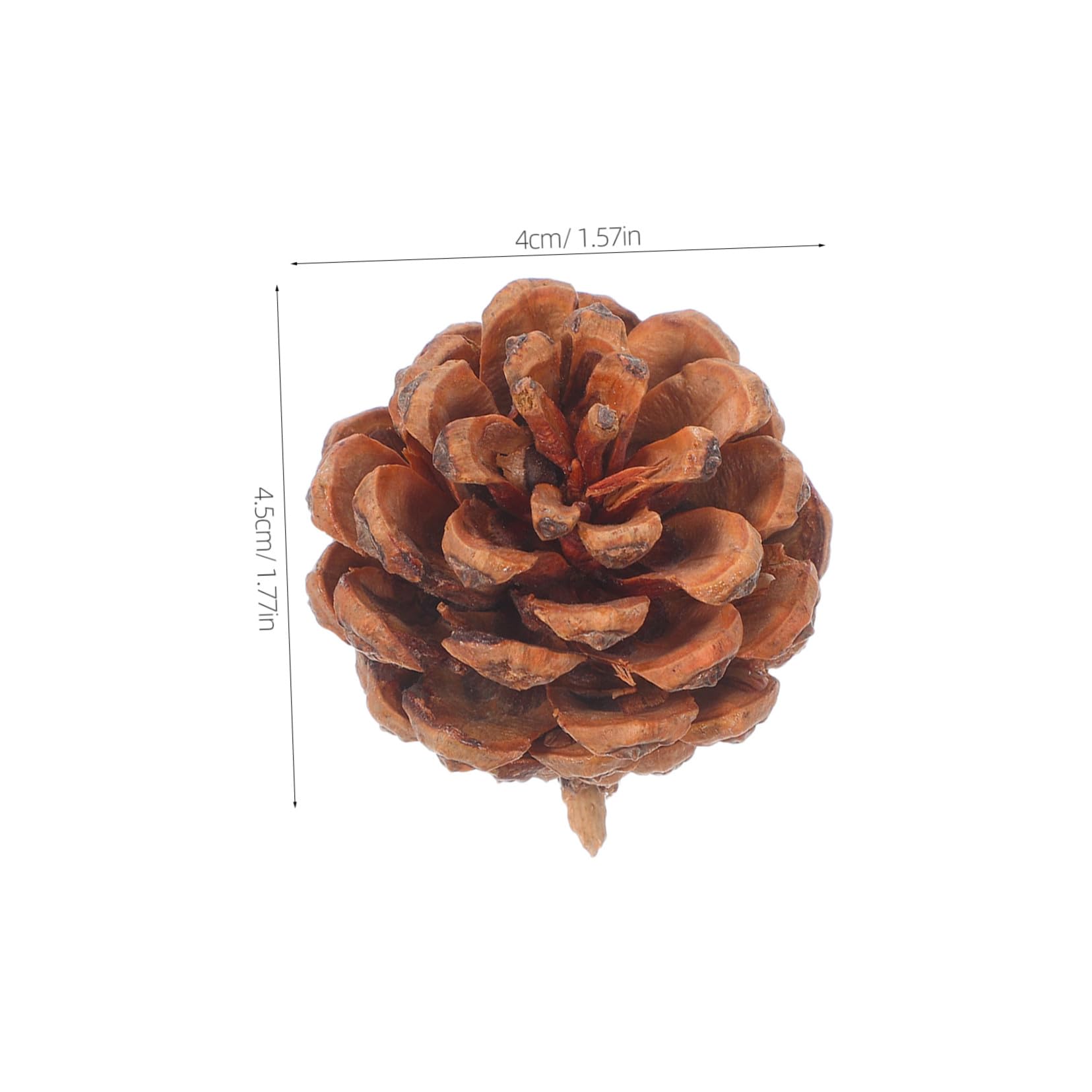 Piñas Naturales Pequeñas 3-4 Cm para Manualidades Navideñas y Decorar Jarrones, 130 Unidades, Piñas Otoñales De Pino para Acción De Gracias y Decoración De Temporada