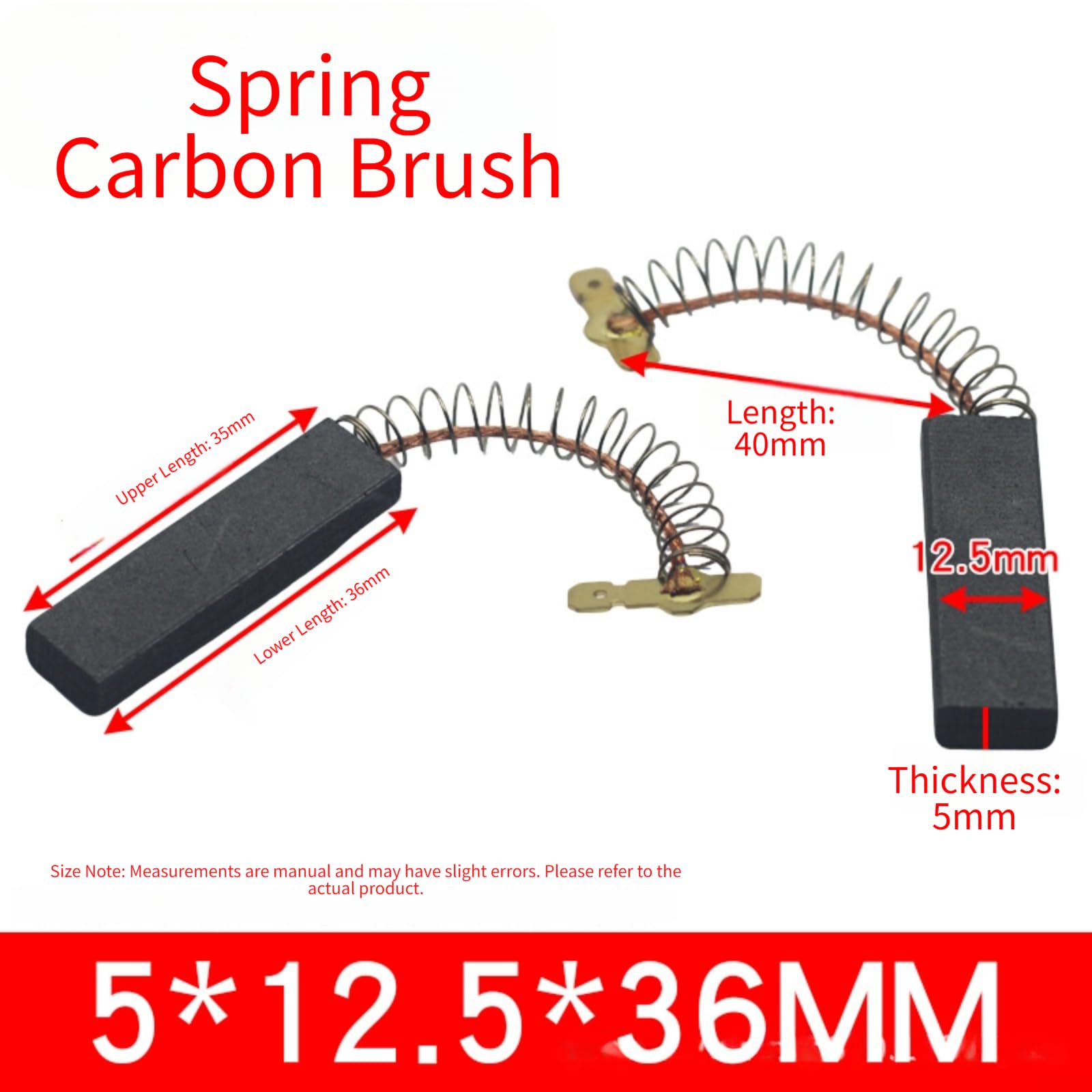 Motor Lavadora 5x12.5x36mm EXTRA2000XS Motor Lavadora 5x12.5x36mm(10 pair)