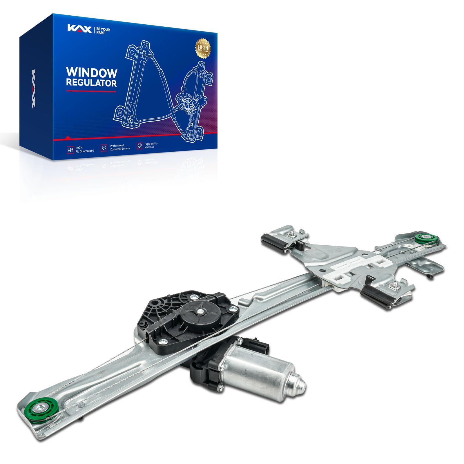 KAX Rear Right Power Window Regulator w/Motor for Silverado 1500 2014-2018