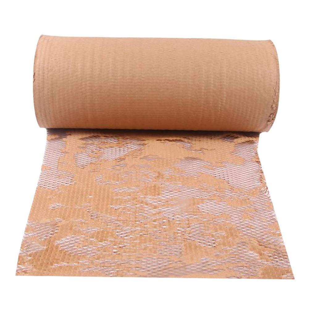 Waben Luftpolsterfolie Verpackungsmaterial Polsterfolie zum Verpacken von Geschenk (38 cm x 50 m)