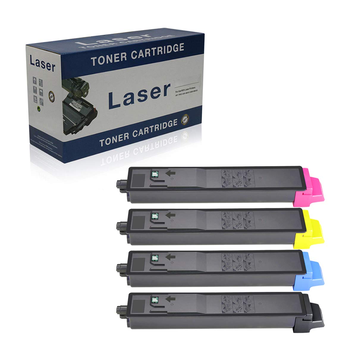 IneecinkCompatible Toner Cartridges Replacement for Kyocera TK-8115 TK-8117 for Use with Kyocera ECOSYS M8130CIDN M8124CIDN Printer,4p