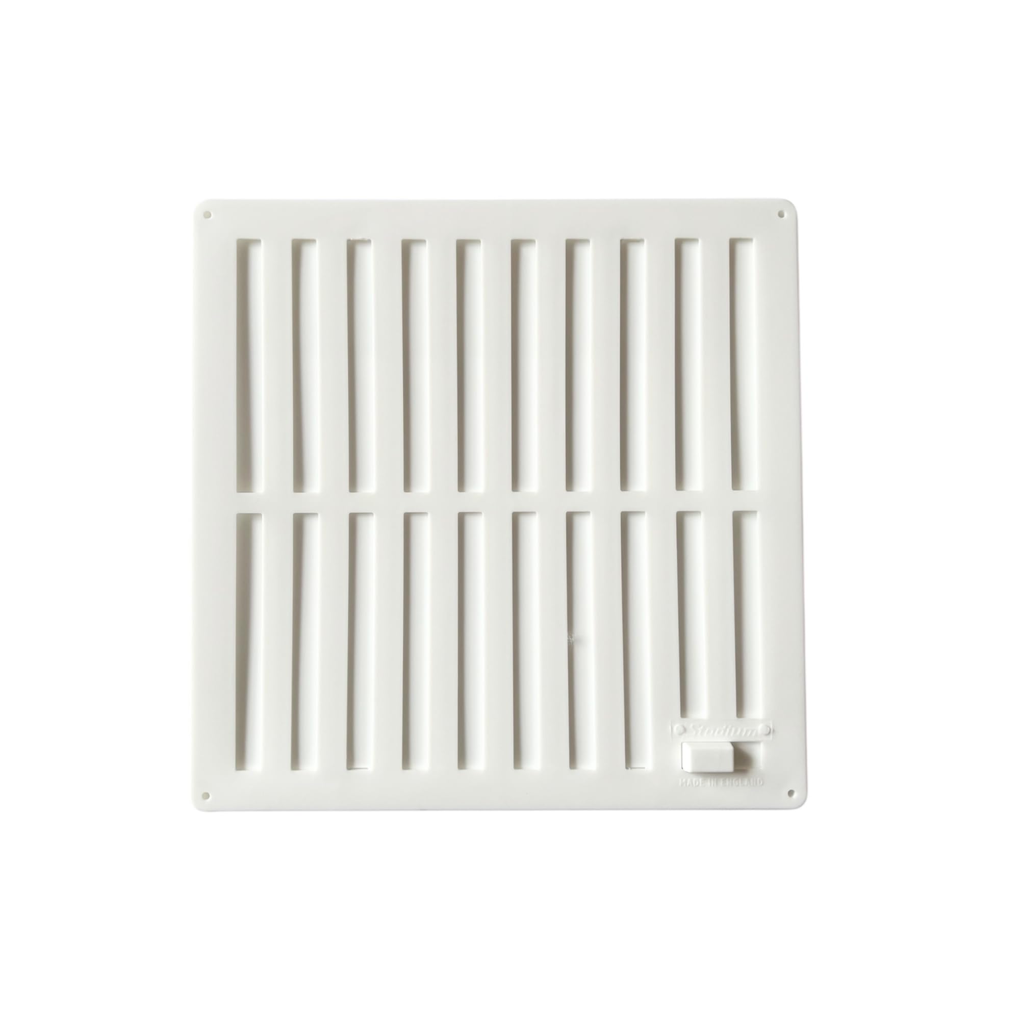 241 mm x 241 mm Hit & Miss Vent Adjustable Flyscreen Vents Air Vent Cover Air Vents Adjustable Flyscreen Vents Ventilator Cover Hit & Miss Air Vent Cover Ventilation Ventilation for Cupboard - 1 Pack