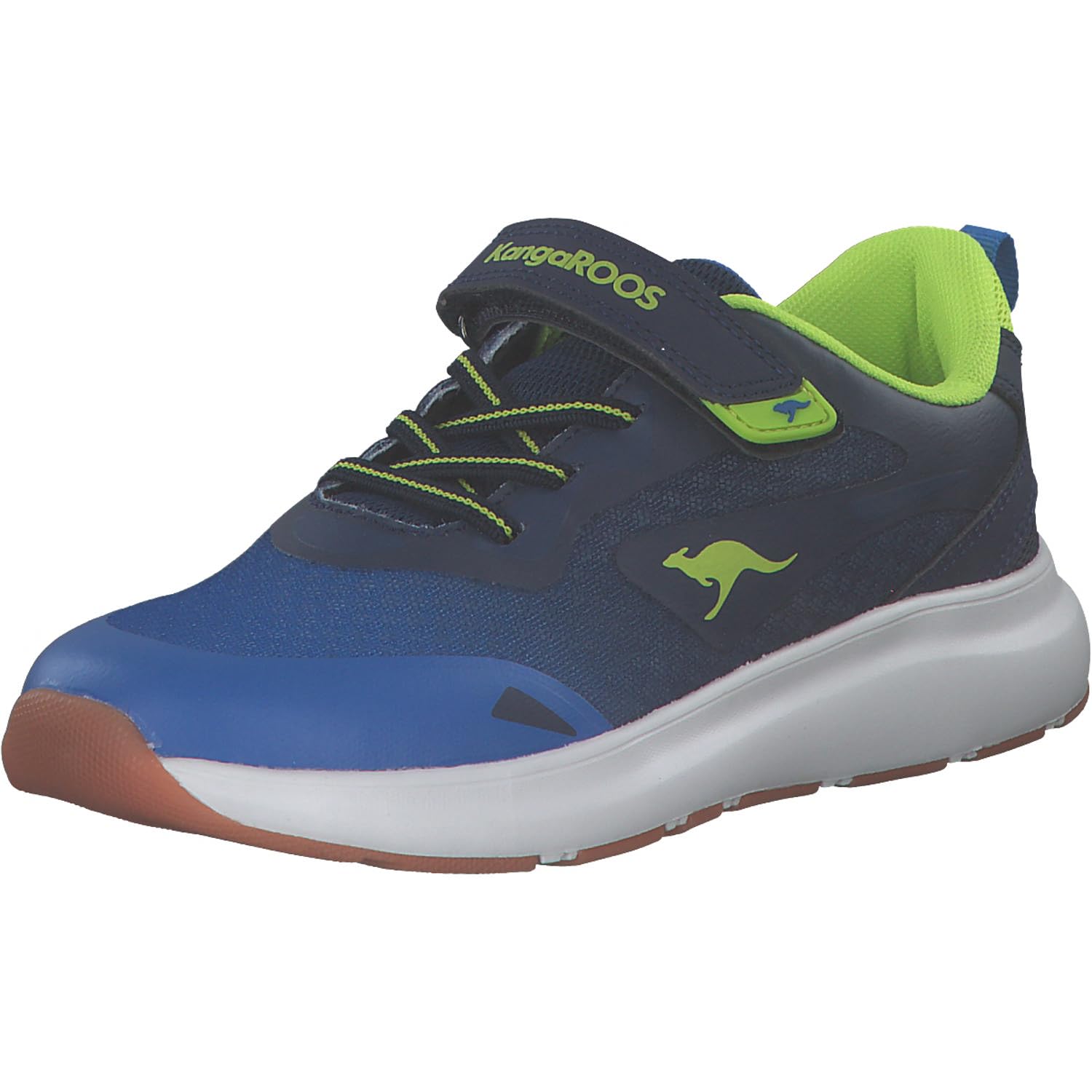 Kangaroos Unisex Children's Kb-Pang Ev Trainers, Dk Navy Lime, 14 UK