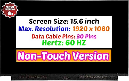Reemplazo de pantalla no táctil de 15.6 pulgadas para ASUS TUF Gaming FX505G FX505GE FX505DY-ES51 panel de pantalla LCD FHD 1920 * 1080 30 pines