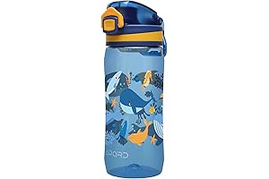 Opard Kids Water Bottle, 17oz Leak-Proof Flip-Top Lid, Tritan, for Kids School and Travel