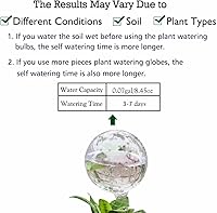 Vista 4 de 10 piezas de dispositivos de riego de plantas, globos de riego automático para macetas para el hogar, picos de riego de plantas de plástico