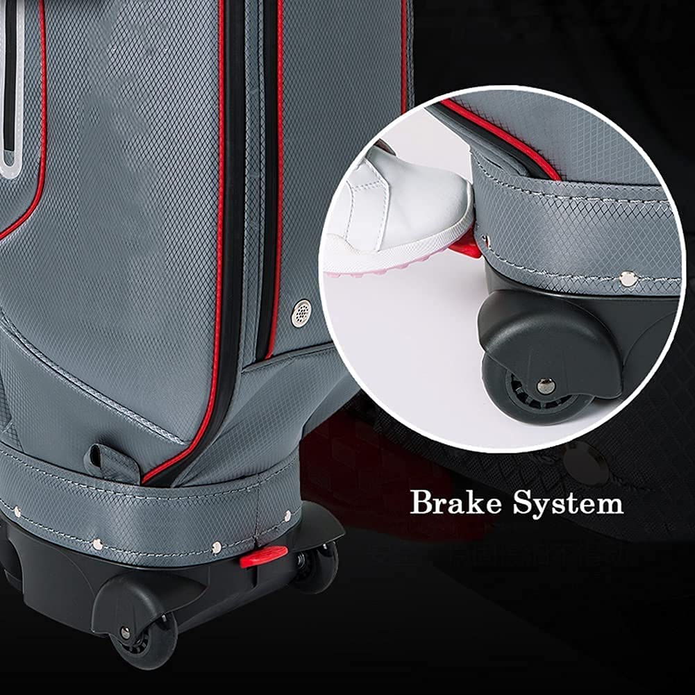 ゴルフスタンドバッグ グレー/レッド ゴルフスタンドバッグ グレー/レッド ゴルフスタンドバッグ