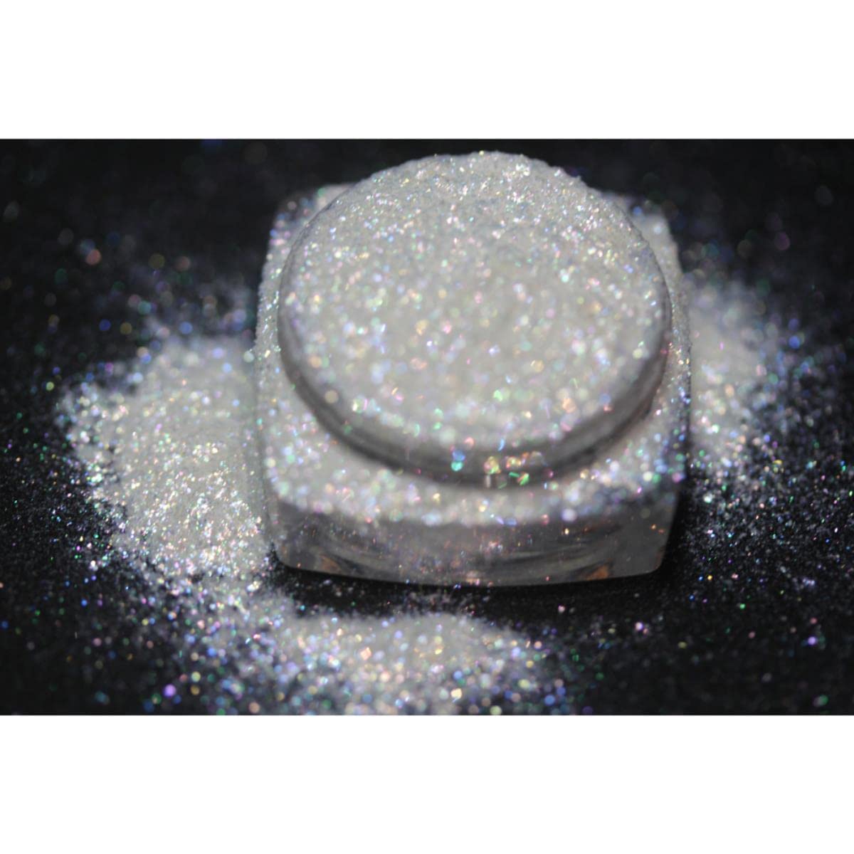 Colorful Reflect White Diamond für die Seifenherstellung, Nail Art, Lidschatten, Rouge, Epoxidharz, Farbstoff, Perle, kosmetische Qualität, 200 g