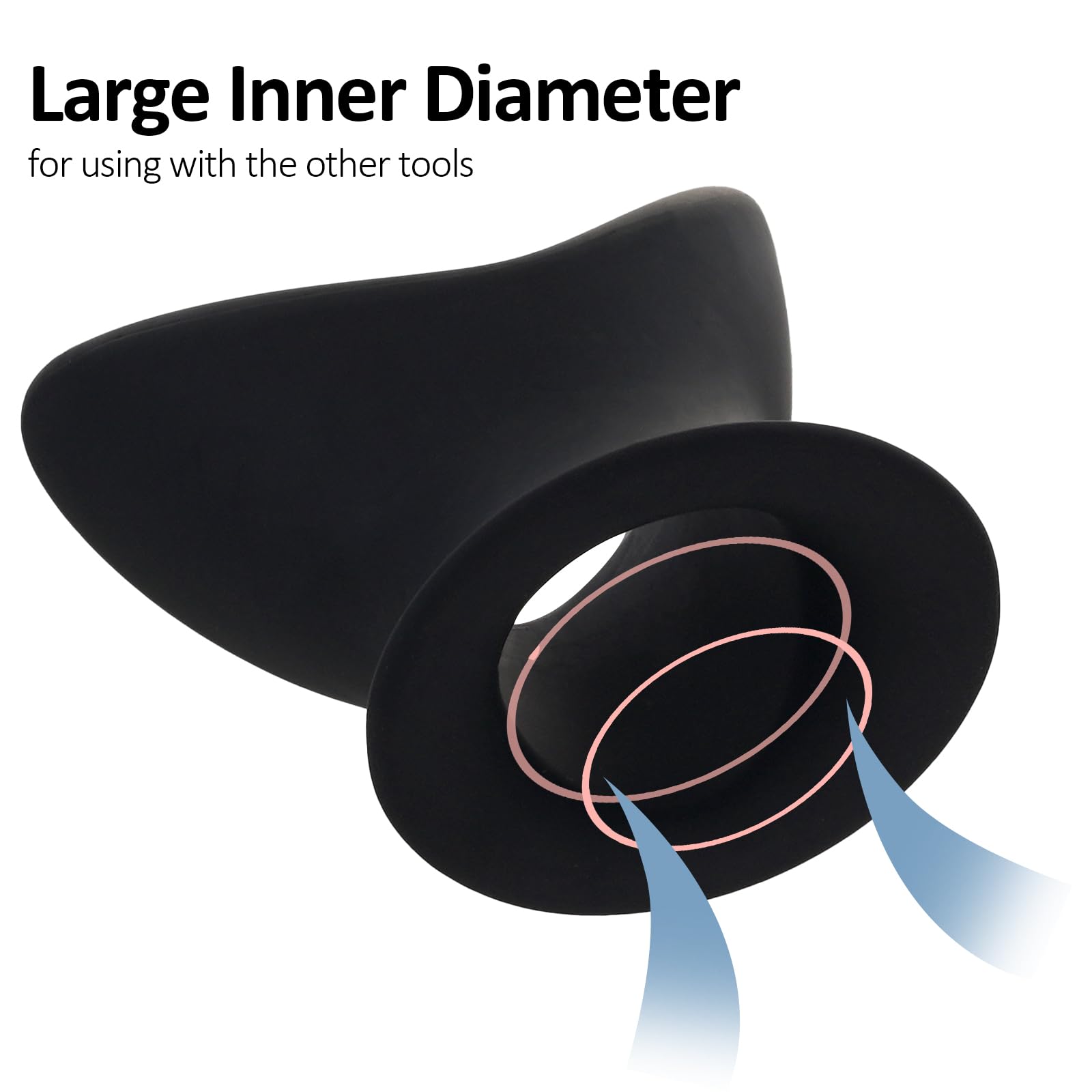 gay anal tunnel plug Peep Hole Clear Hollow Anal Butt Plug Ass Dilator Expansion Tunnel Gay Sex  Toys main image 1