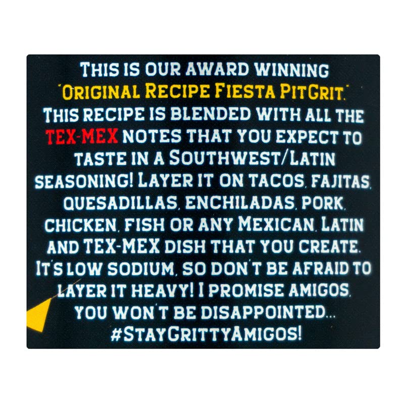 Miniatura 4 de Pit O' Heaven Fiesta Pitgrit Tex-Mex condimentos ligeramente picantes no calientes