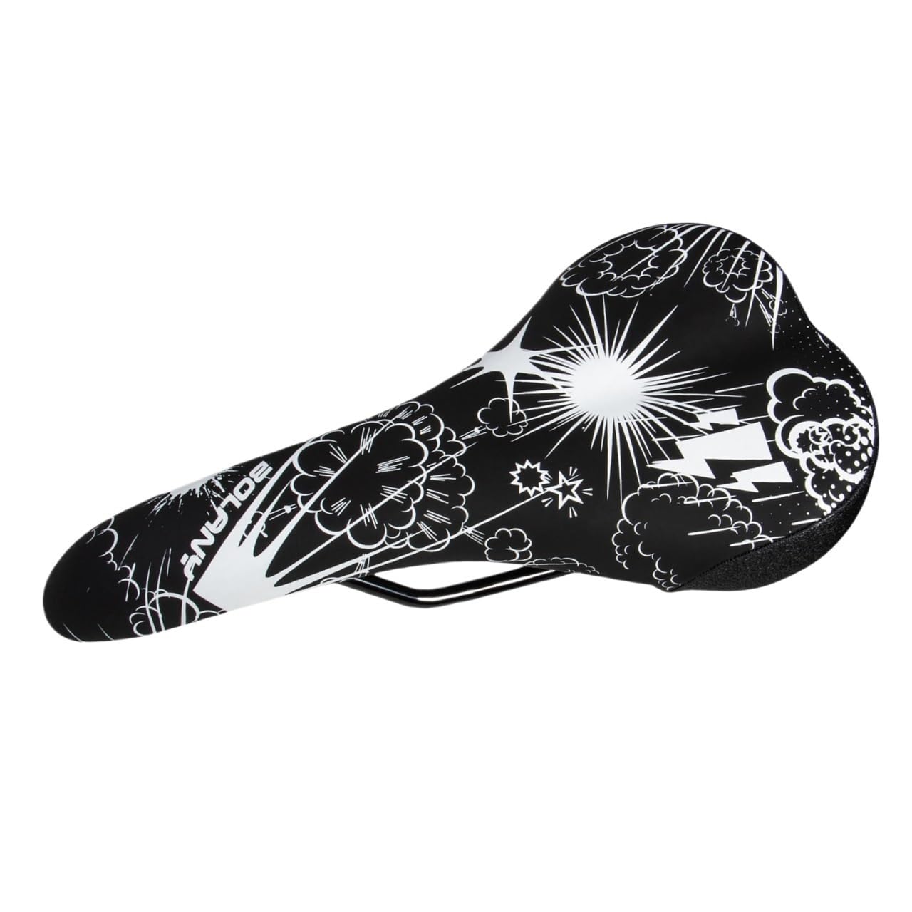 Bike Seat Mountain Bike Seat Replacement Comfort Bicycle Saddle(Fireworks)