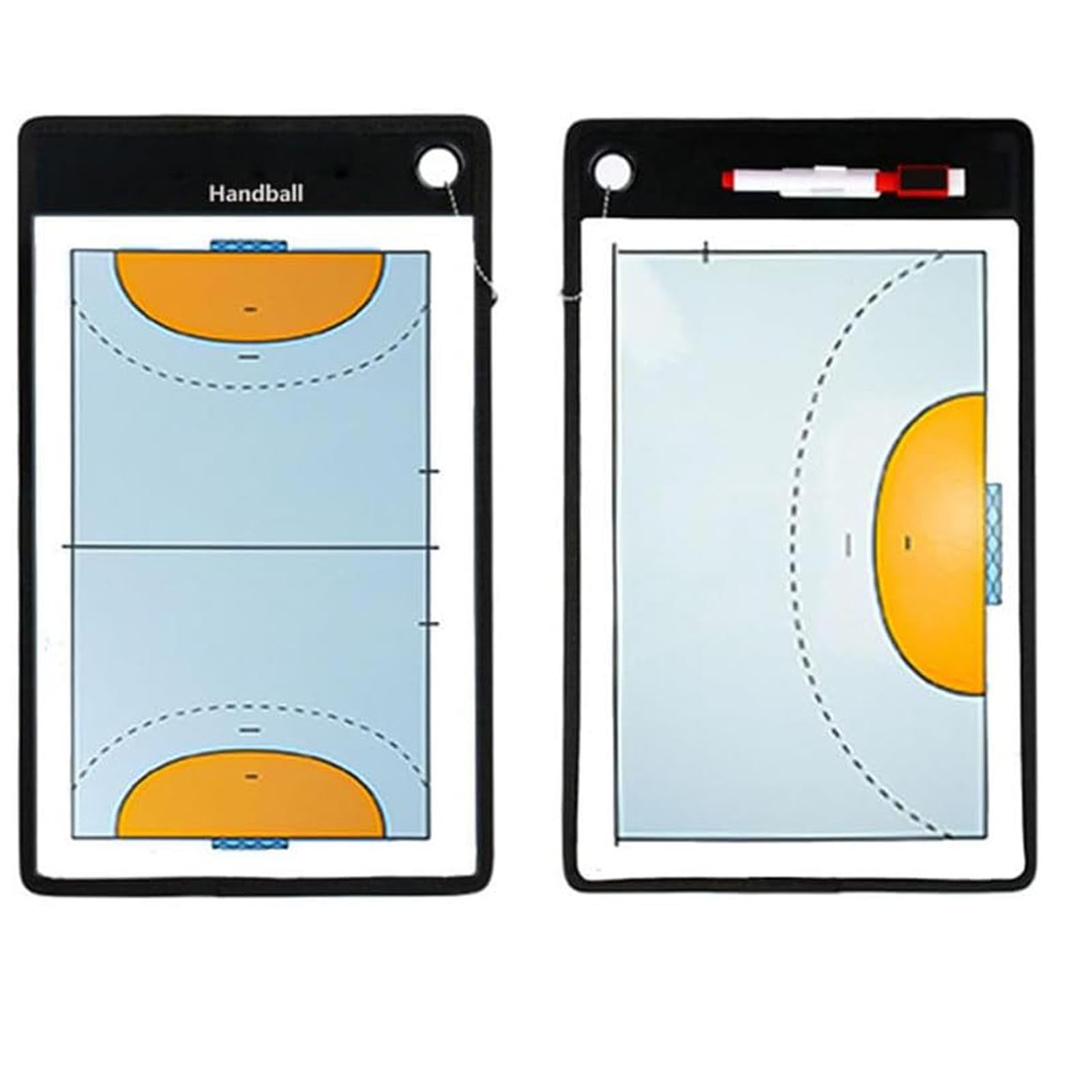 Tableau d'affichage | Tableau d'affichage | Tableau de coaching magnétique | Tactiques de handball portables, outil de stratégie de handball, outil de visualisation du terrain, tableau tactique avec t