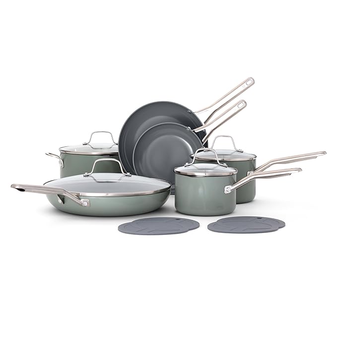 Calphalon Ceramic Nonstick 12-pc Cookware Set