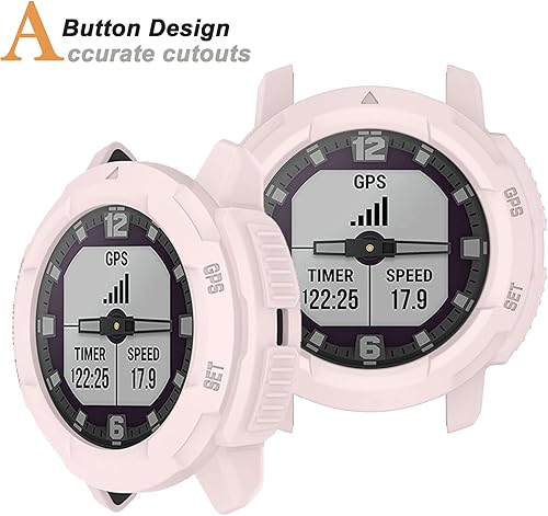 Miniatura 4 de Miimall Compatible con Garmin Instinct Crossover Case, resistente a los arañazos Anti-caída TPU Funda de protección militar para accesorios Instinct