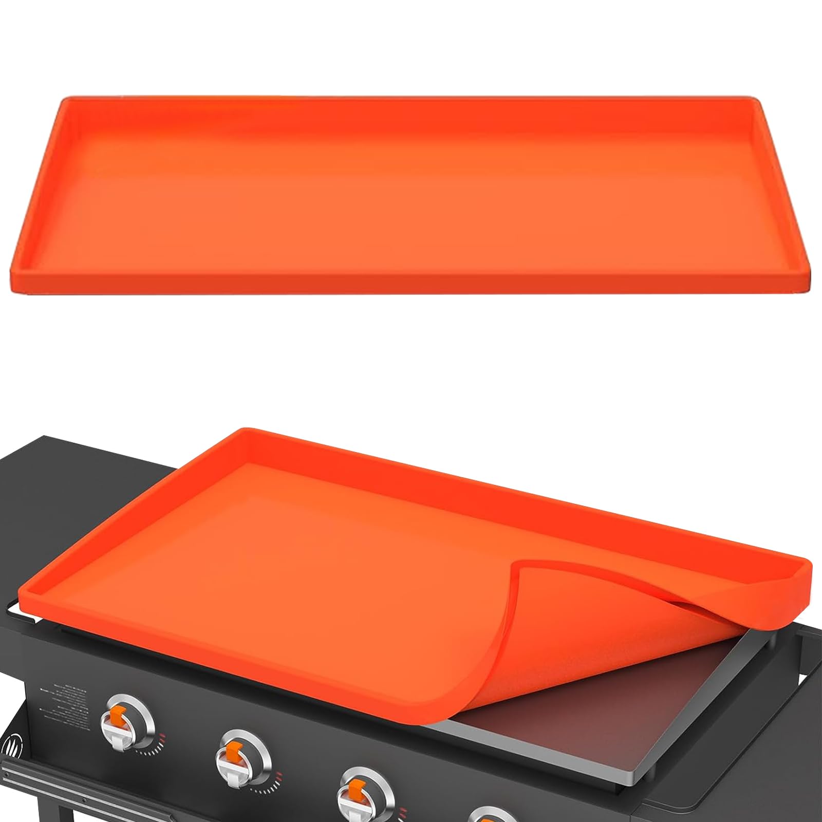 Silicone Blackstone Griddle Cover, 36 Inch Blackstone Griddle Cover Mat, Reusable Heavy Duty Food Grade Blackstone Accessories, Protect Grill From Rust,Insects, Leaves