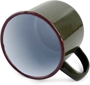 Amazon.com : 8cm Vintage Style Handmade Enamel Cup Mug for